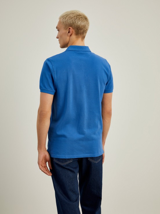 Cotton piqu polo