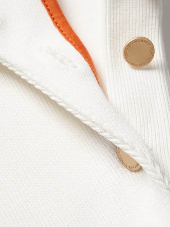 Ribbed knit sweater