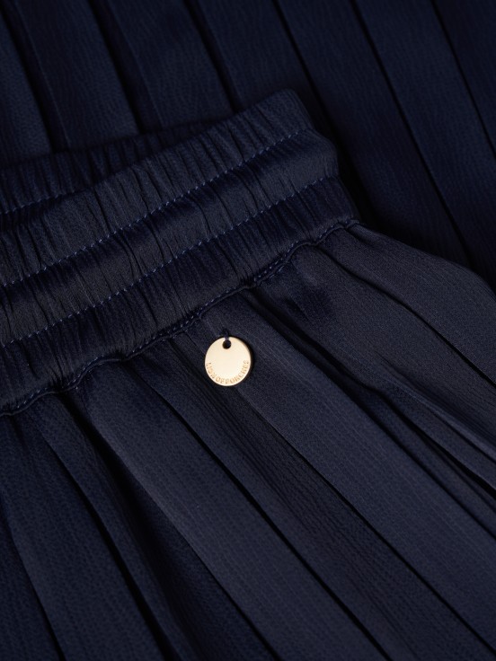 Calas plissadas wide leg