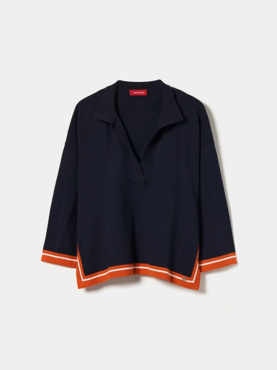 Camisola de malha oversize