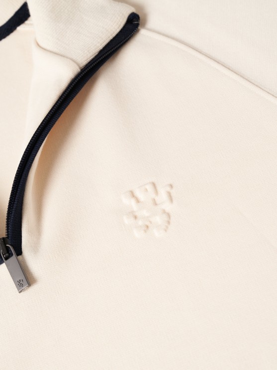 Sudadera de cuello alto con cremallera