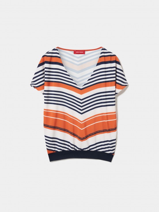 Blusa fluida rayas