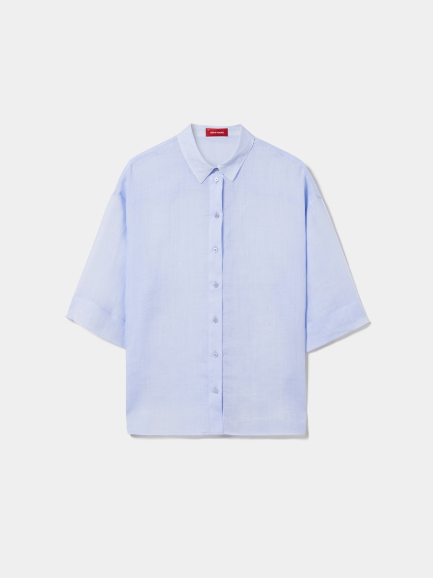 Oversized short sleeve shirt