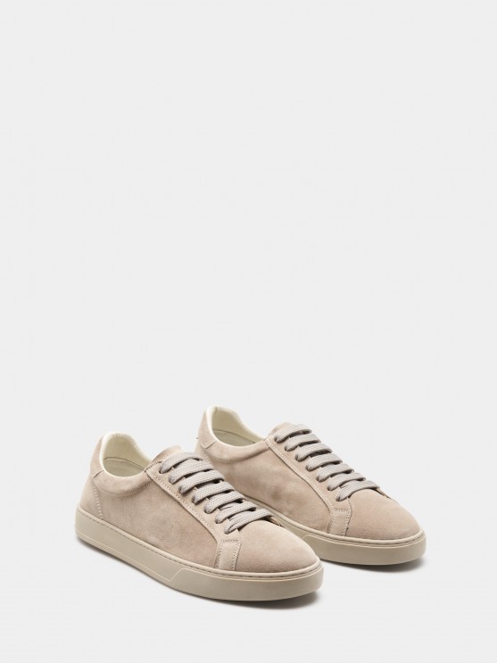 Suede sneakers
