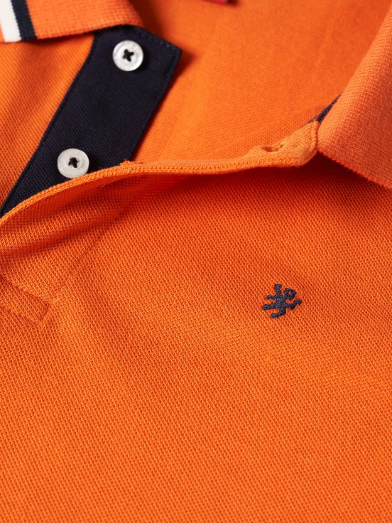 Polo de algodo com riscas