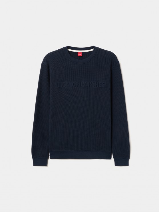 Structured knit sweater