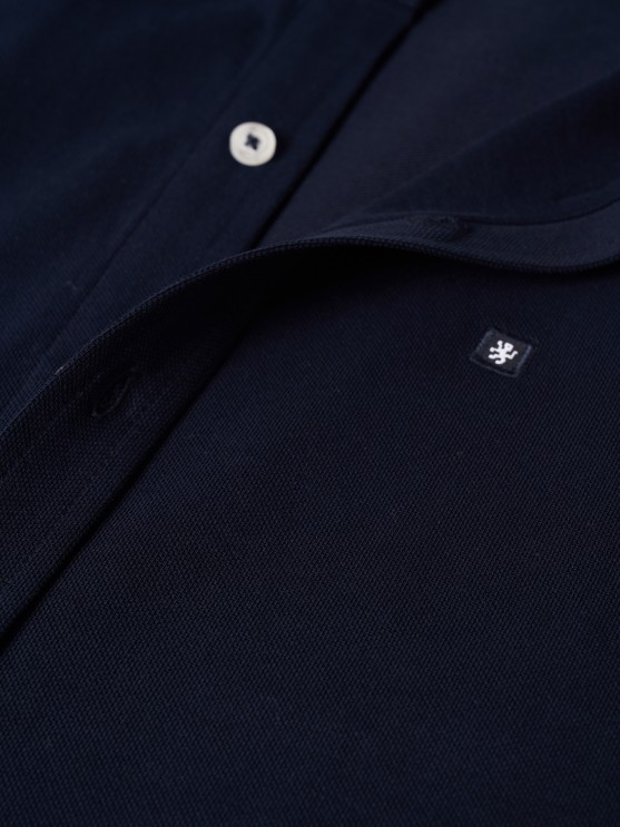 Polo camisa com riscas