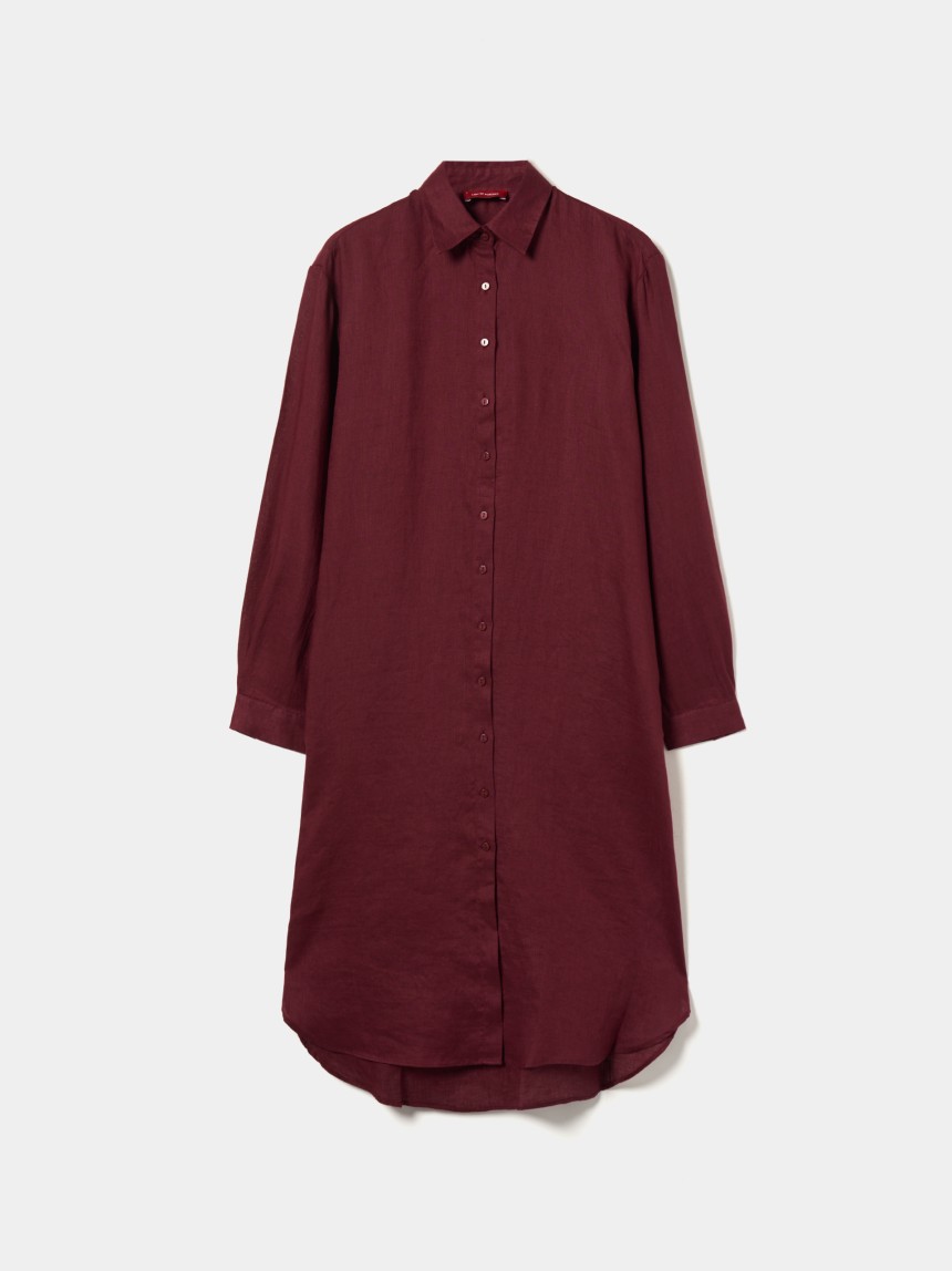 Long linen shirt