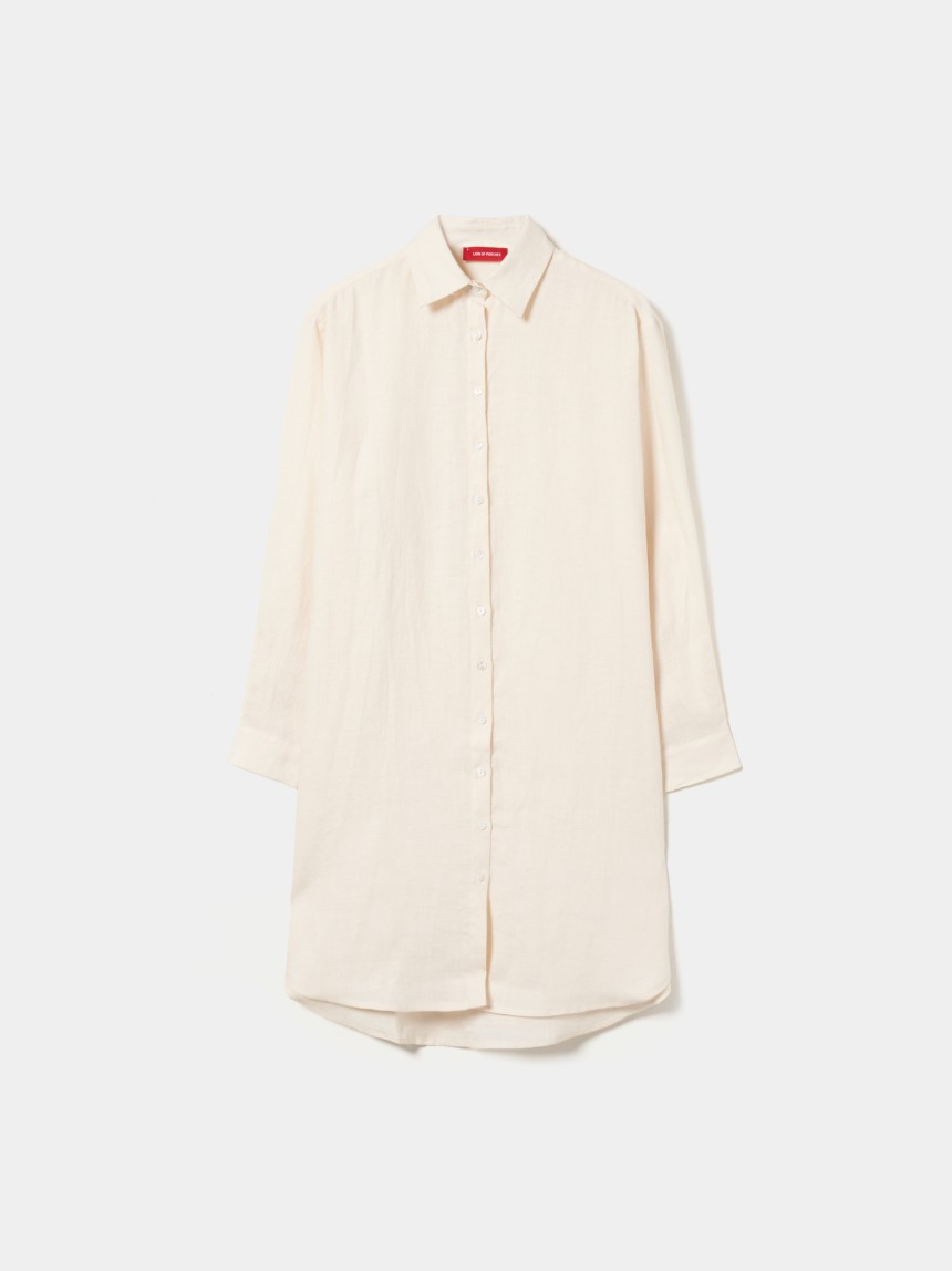Long linen shirt