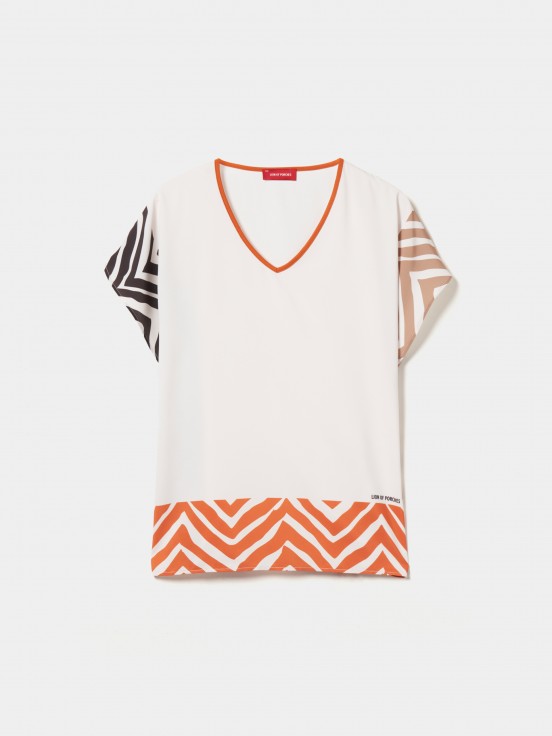 Short sleeve blouse
