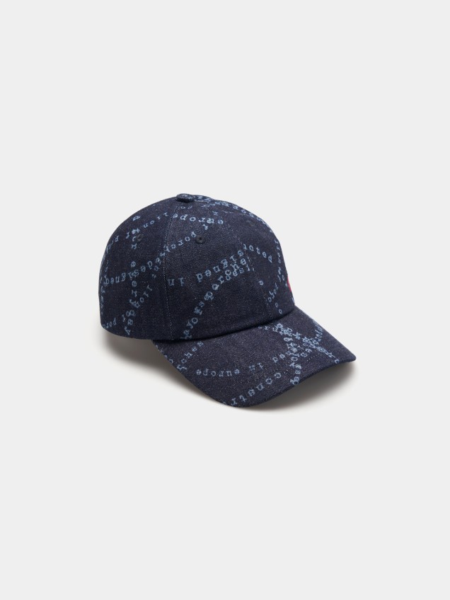 Bon� denim estampado