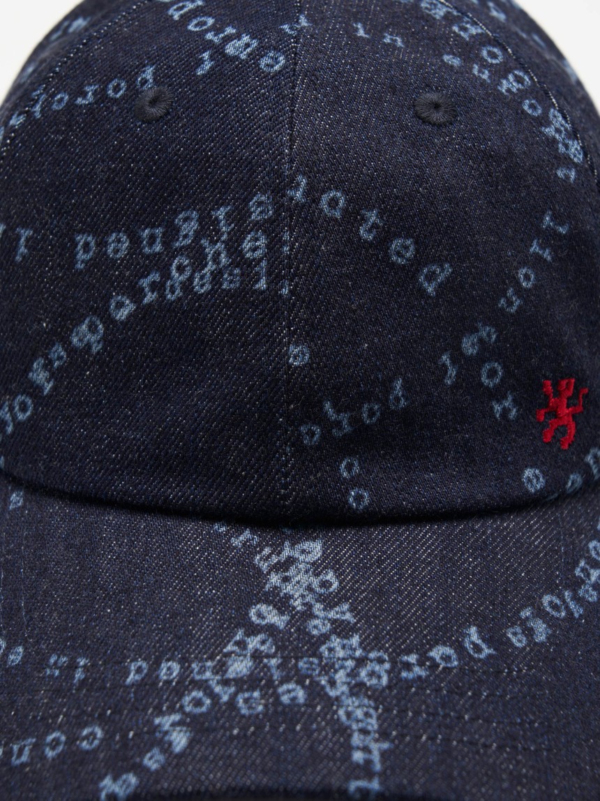 Bon� denim estampado