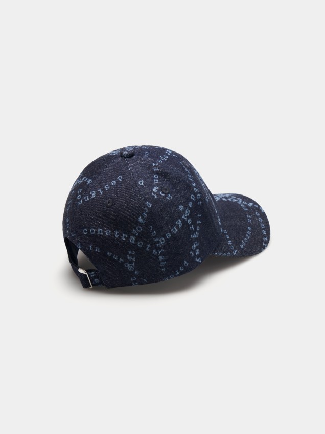 Bon� denim estampado