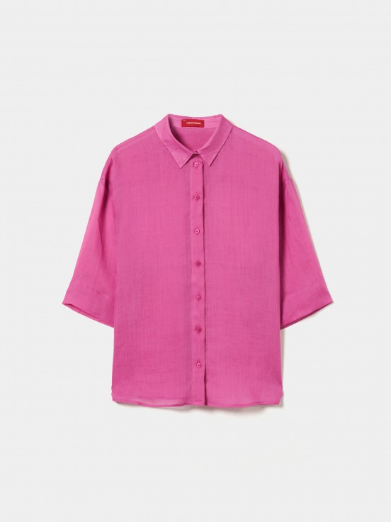 Camisa oversize manga curta