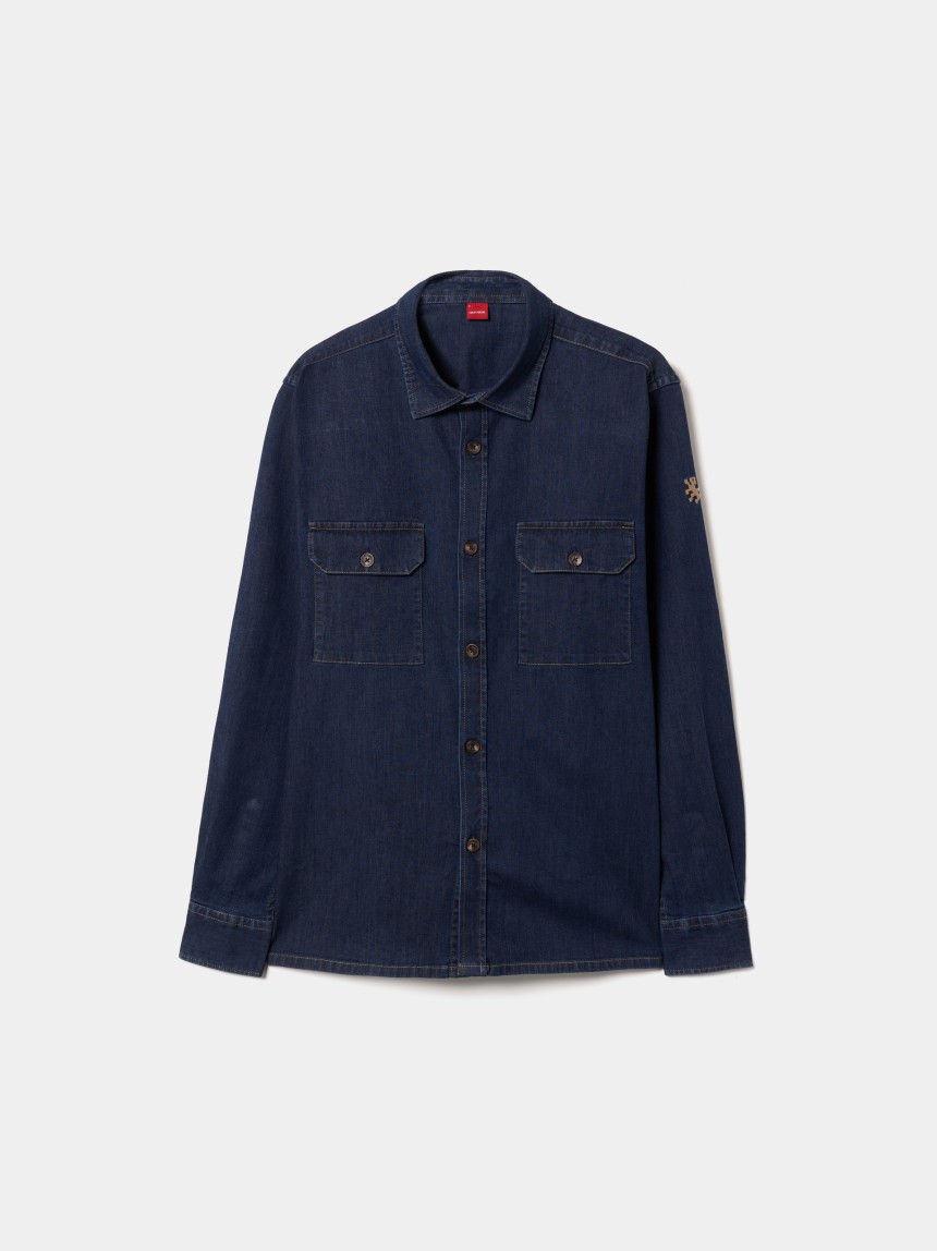 Denim overshirt