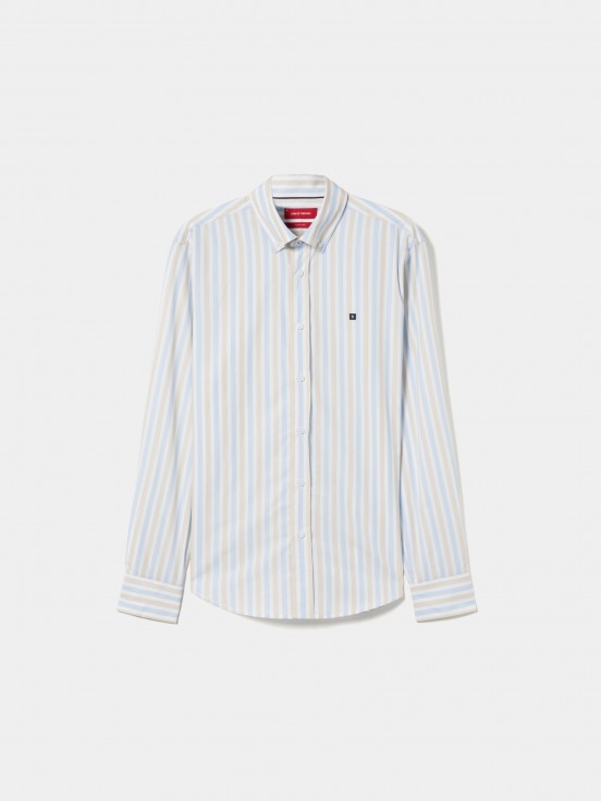 Camisa regular fit s riscas