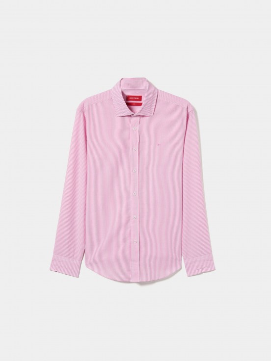 Camisa slim fit s riscas