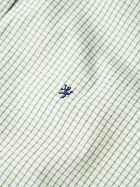 Camisa slim fit quadrados