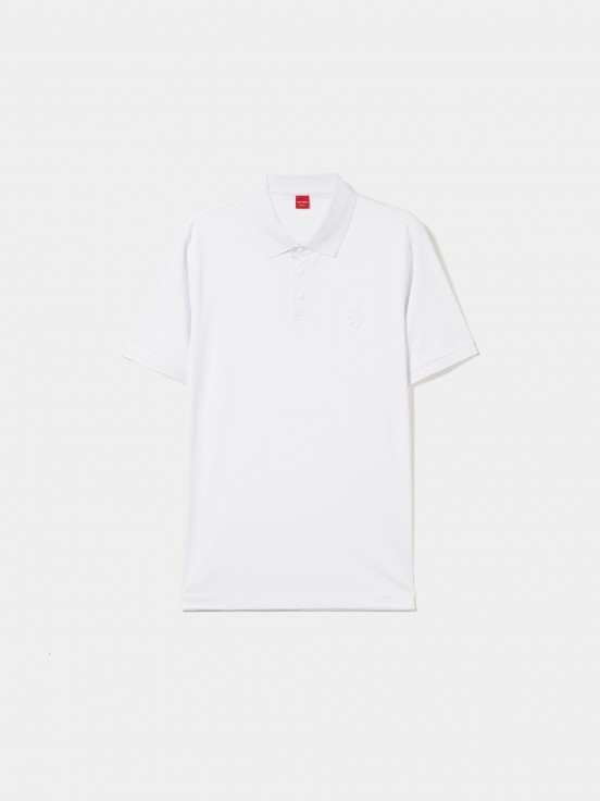 Polo slim fit con muelles