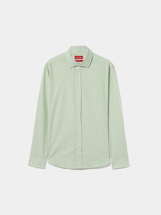 Slim fit striped shirt