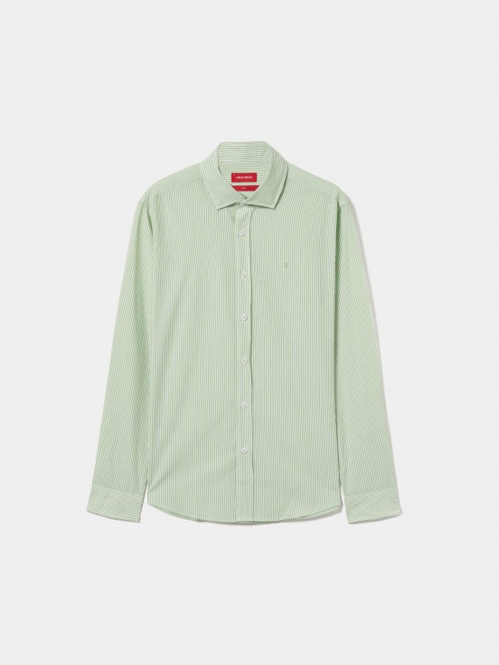 Camisa slim fit s riscas