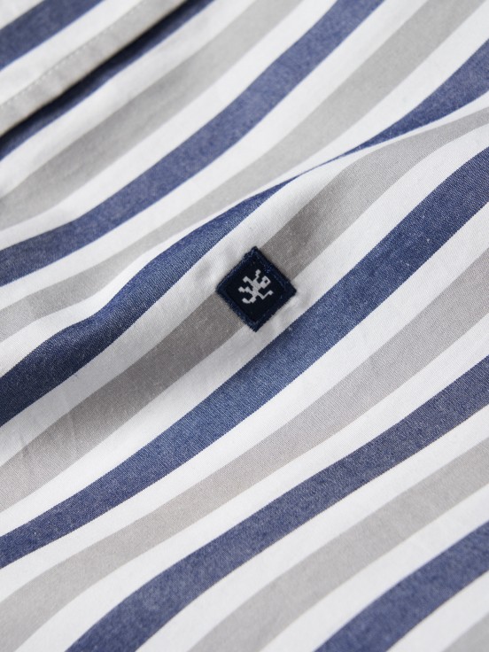 Camisa regular fit s riscas