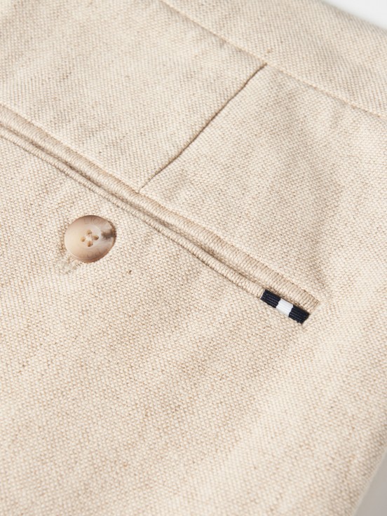 Bermudas de algodn/lino