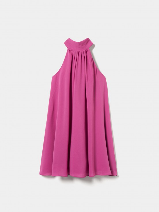 Vestido corto fluido