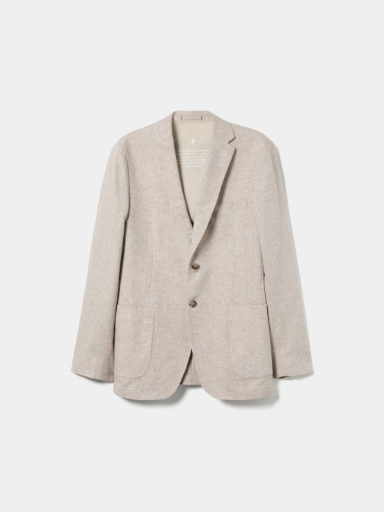 Blazer em linho/algodo