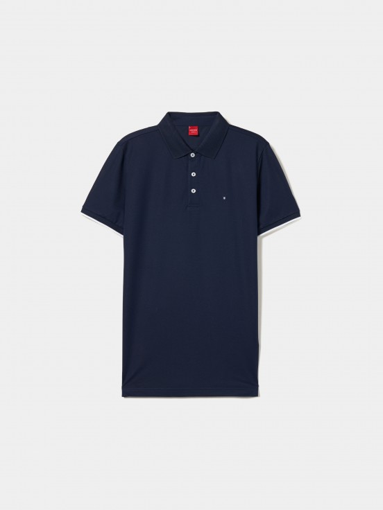 slim fit polo shirt