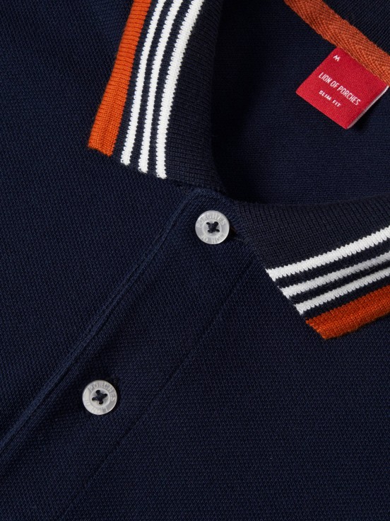 Polo de piqu de corte slim