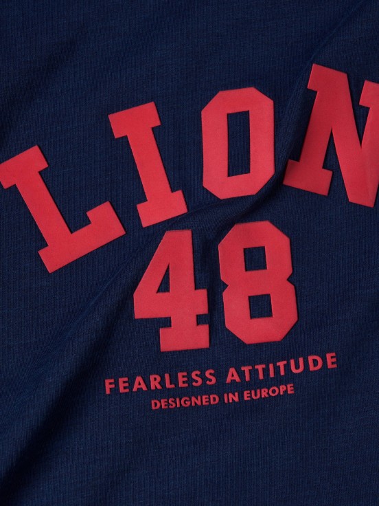 T-shirt de algodo com estampado