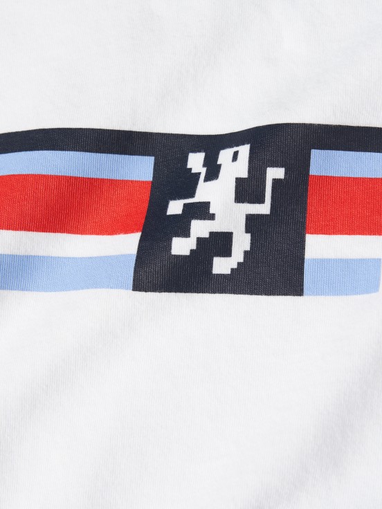 T-shirt de algodo com estampado