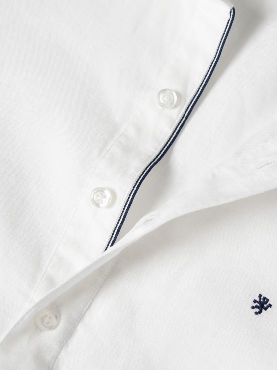 Slim fit linen shirt