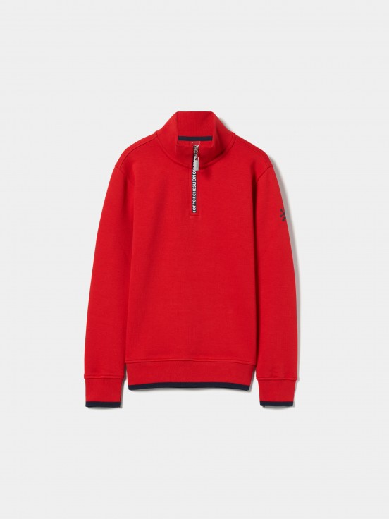 Sweater com fecho