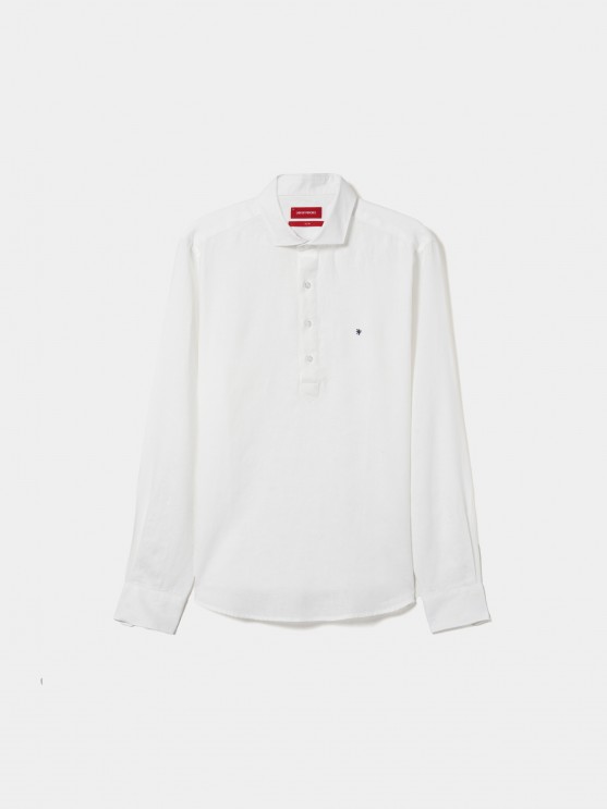 Slim fit linen shirt