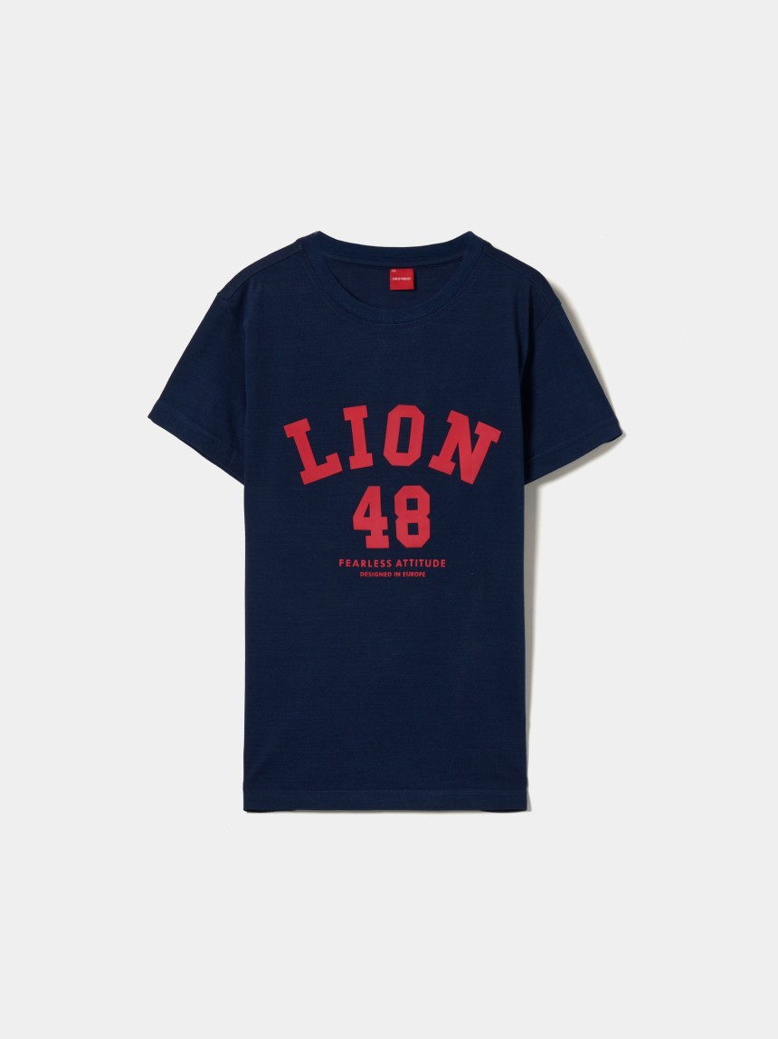 T-shirt de algod�o com estampado
