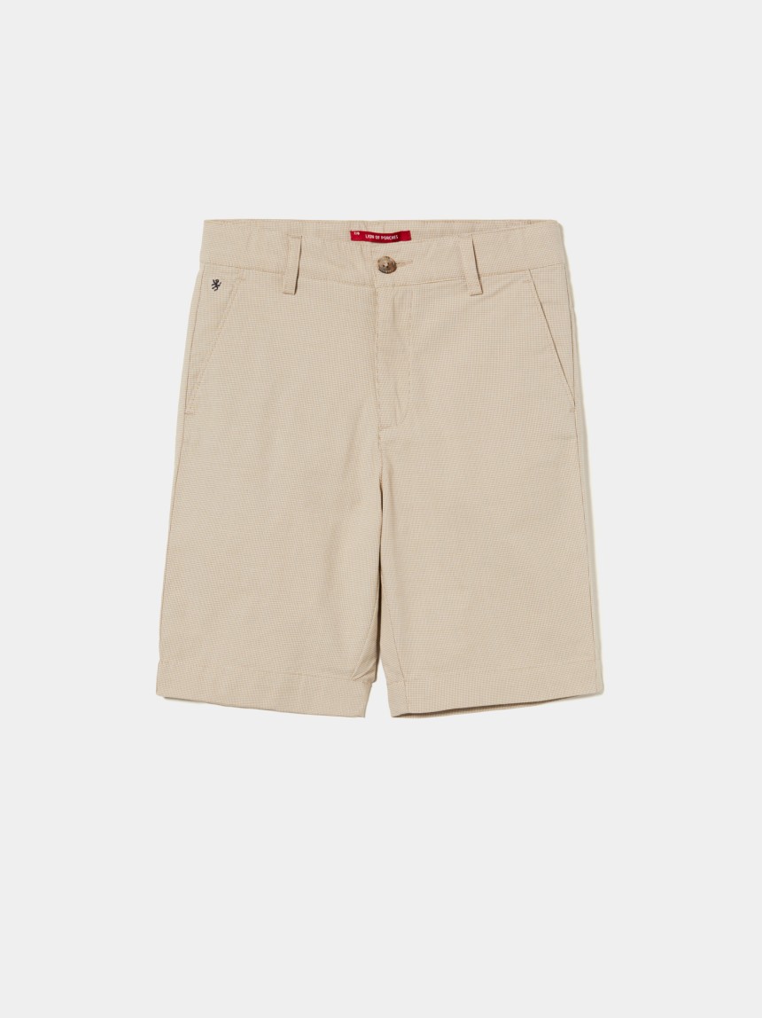 Pantalones cortos pied de poule