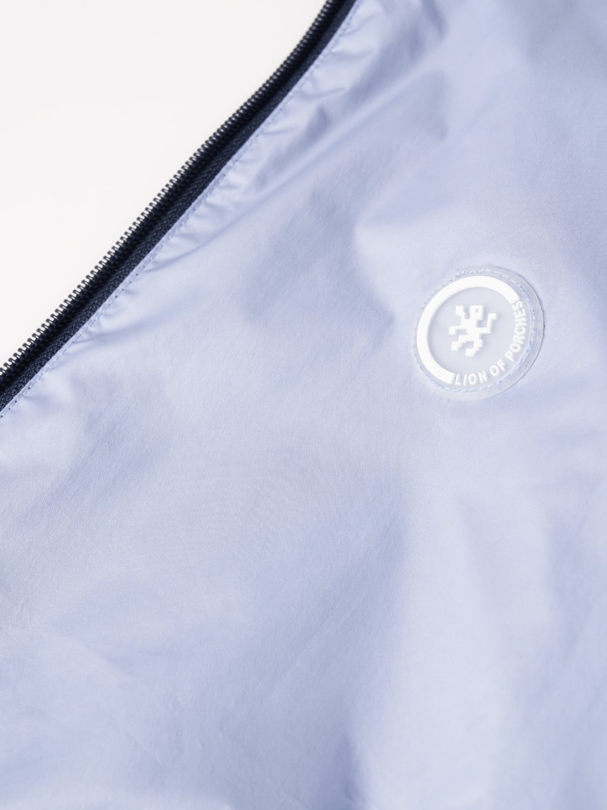Reversible hooded jacket