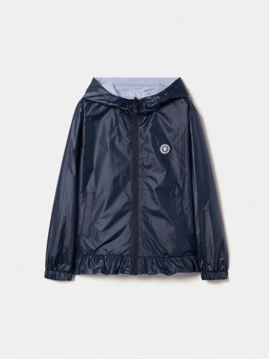 Chaqueta reversible con capucha