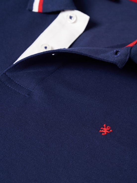 Polo de piqu de corte slim