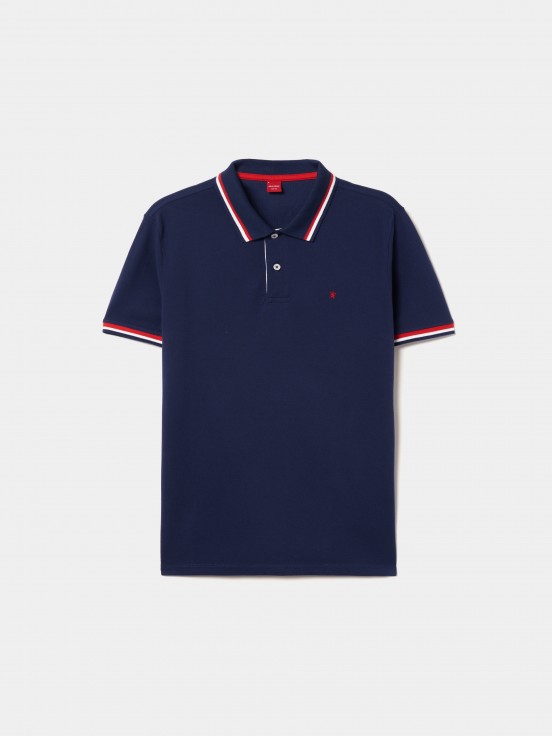 Polo de piqu de corte slim