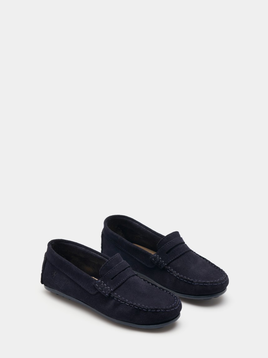Sapatos de vela em camur�a