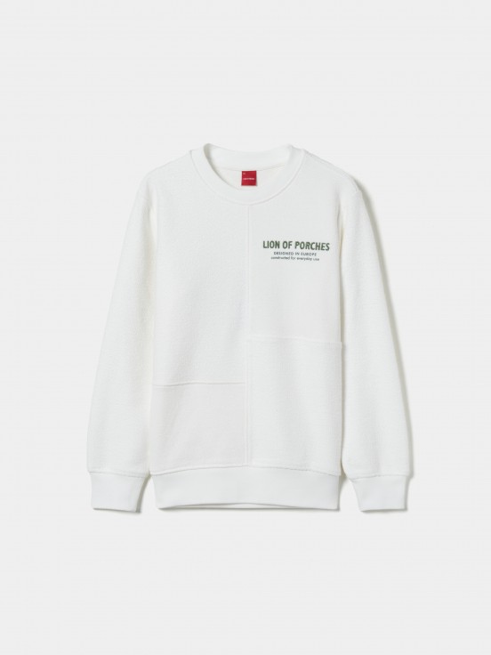 Sweater texturizada