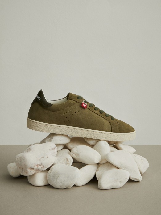 Suede sneakers