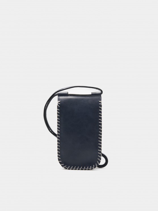 Leather phone holder