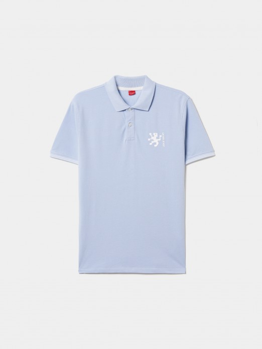 Slim fit piqu polo