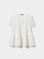 Blouse with ruffles