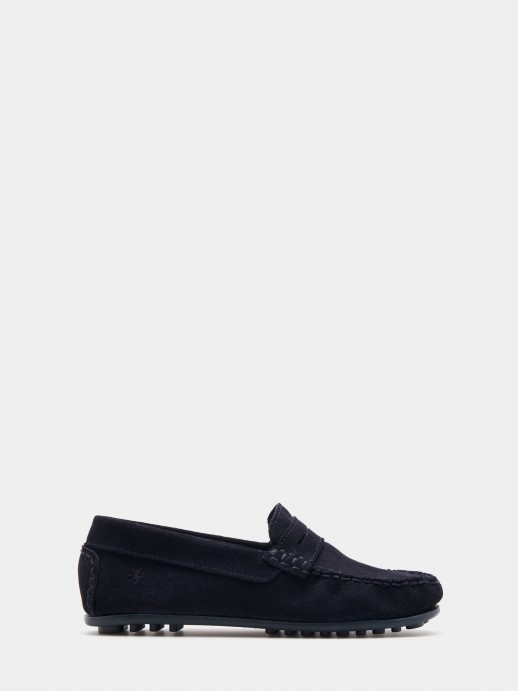 Zapatos nuticos de ante