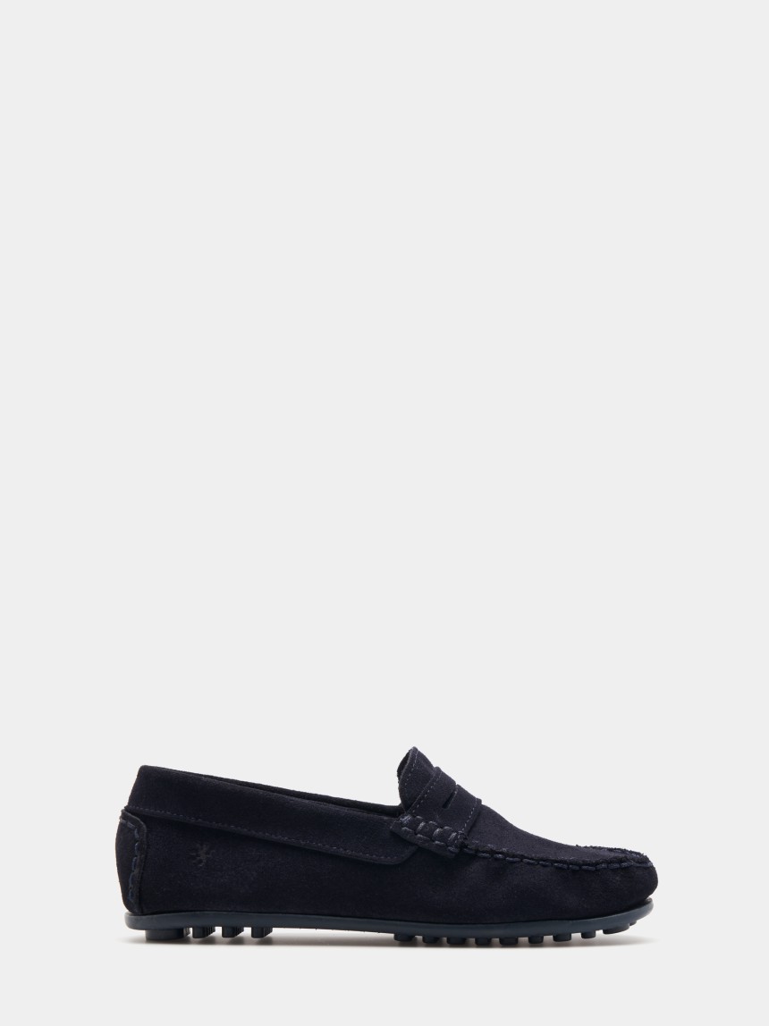 Sapatos de vela em camur�a